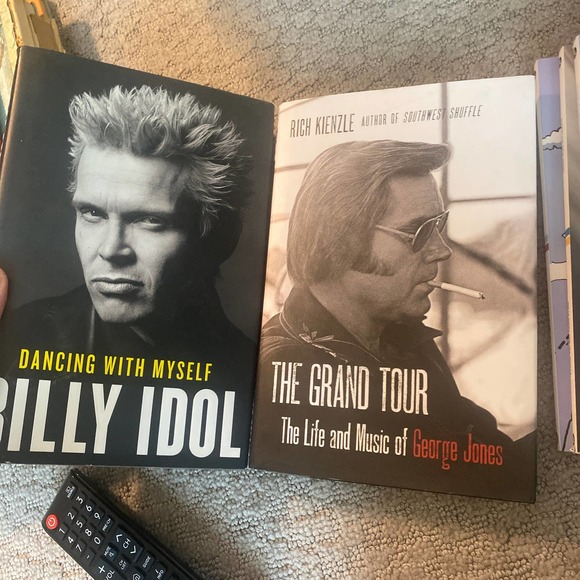 Lot of 6 Music Celebrity books/mags. bundle Billy Idol, George Jones, Flood - Picture 12 of 12
